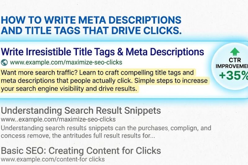 Using AI to Write Meta Descriptions and Title Tags That Improve Click-Through Rates