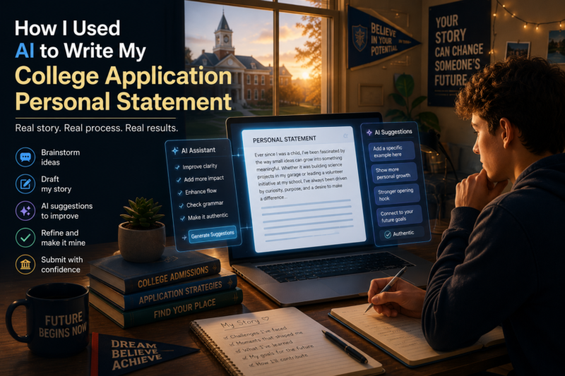 How I Used AI to Write My College Application Essay
