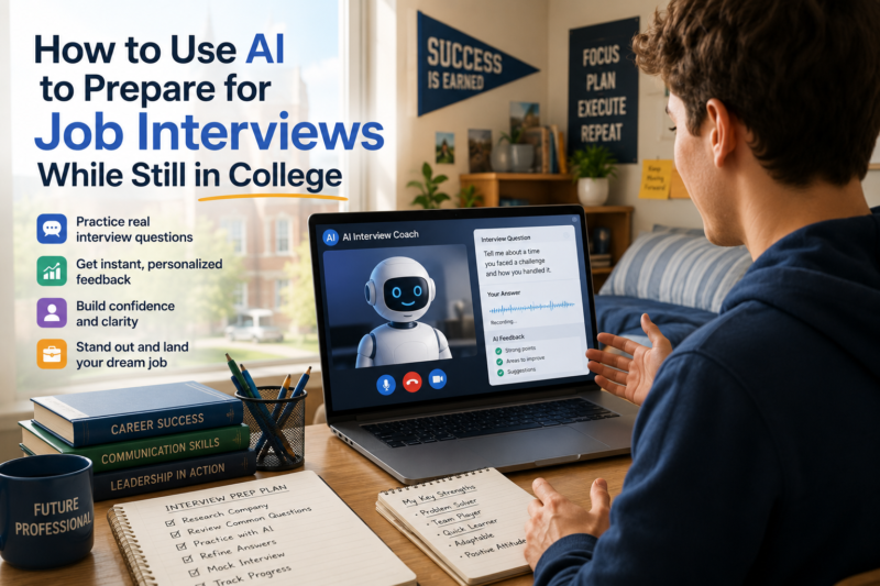 How to Use AI to Prepare for Job Interviews While Still in College