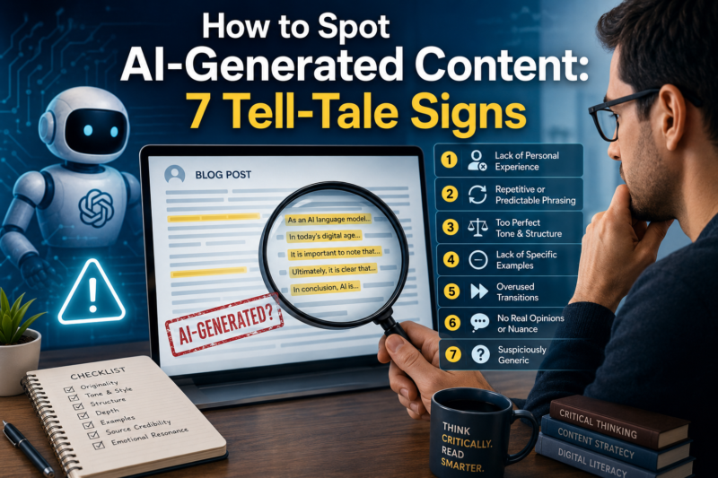 How to Spot AI-Generated Content: 7 Tell-Tale Signs