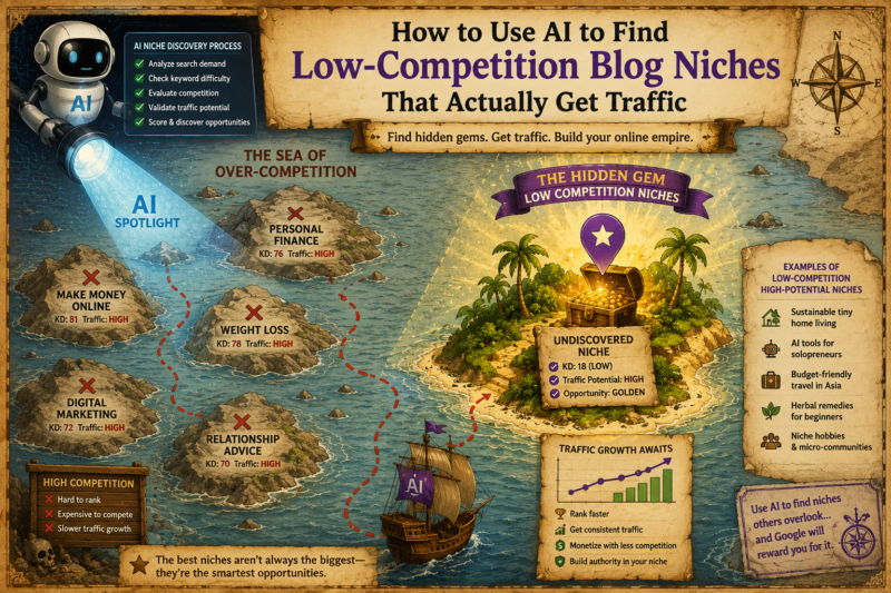 AI Blog Niche Research: Find Low-Competition Topics That Get Traffic