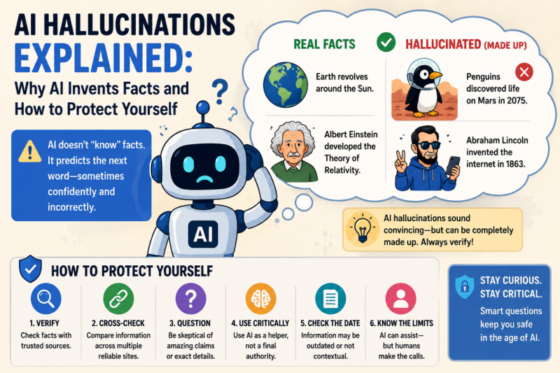 AI Hallucinations Explained: Why AI Invents Facts and How to Protect Yourself