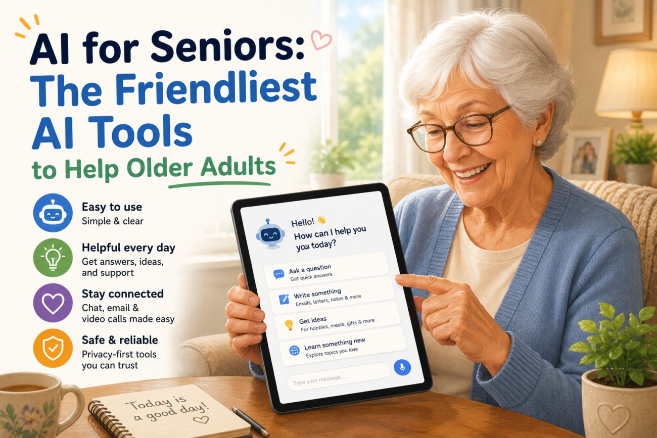 AI for Seniors The Friendliest AI Tools to Help Older Adults