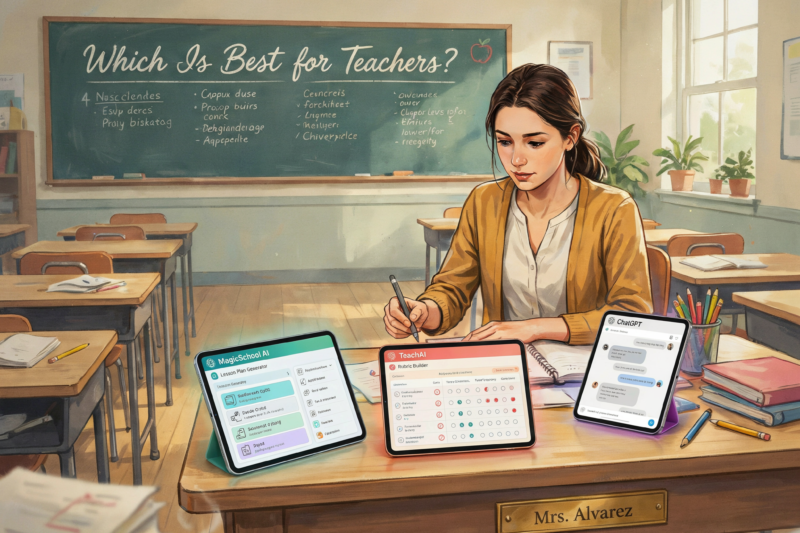 MagicSchool AI vs TeachAI vs ChatGPT: Which Is Best for Teachers