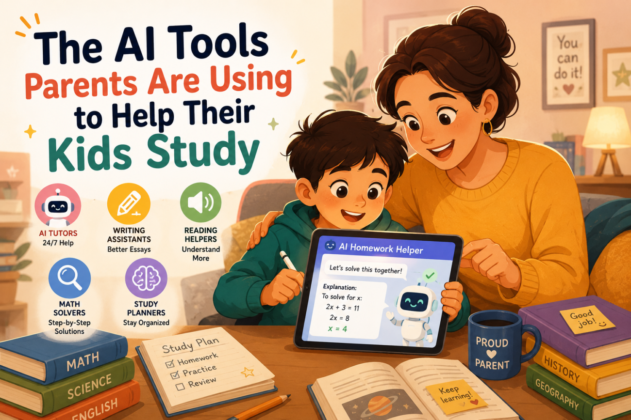 The AI Tools Parents Are Using to Help Their Kids Study